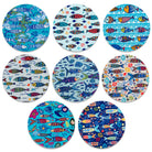 Posavasos Peces - #pino_y_jacaranda#