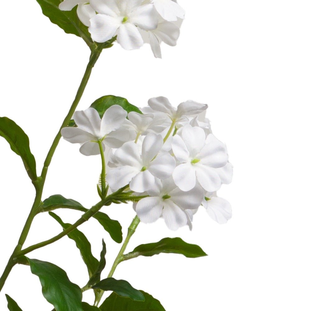 Rama Flor de Celestina Blanca Artificial - pino_y_jacaranda