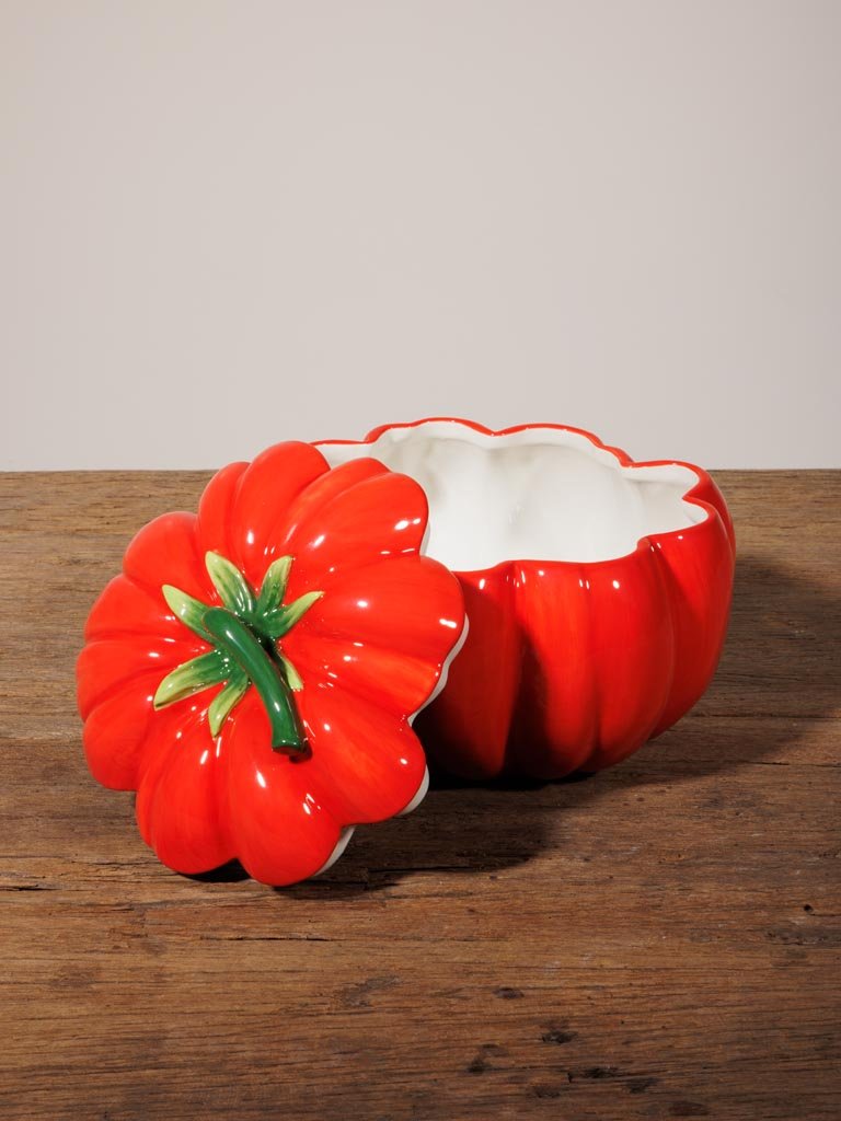 Recipiente - Bowl con forma de tomate - #pino_y_jacaranda#