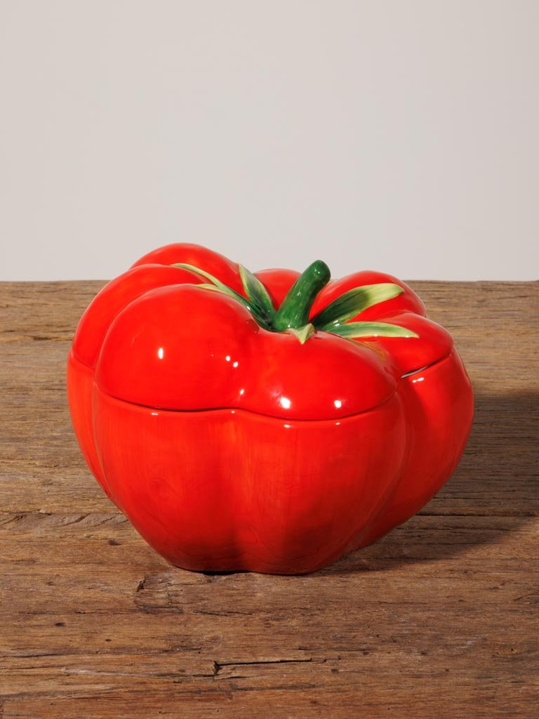 Recipiente - Bowl con forma de tomate - #pino_y_jacaranda#