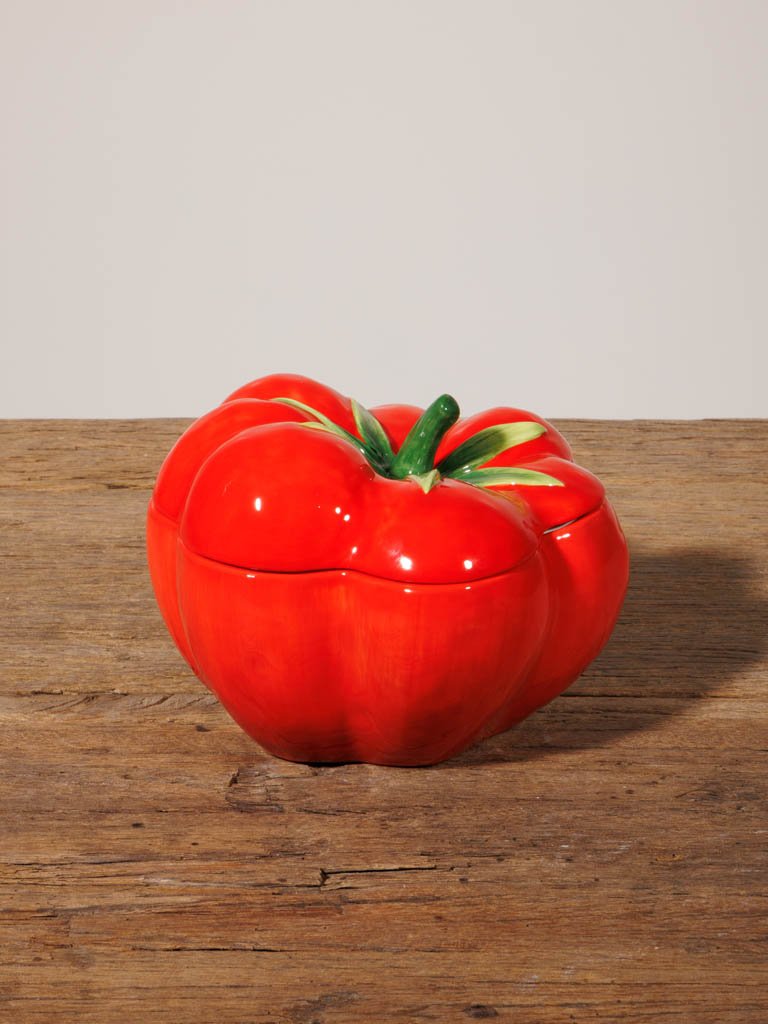 Recipiente - Bowl con forma de tomate - #pino_y_jacaranda#