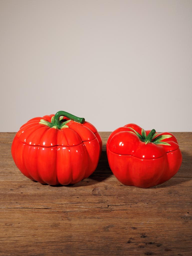 Recipiente - Bowl con forma de tomate - #pino_y_jacaranda#