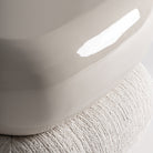 Reposapiés tapizado beige Utiel