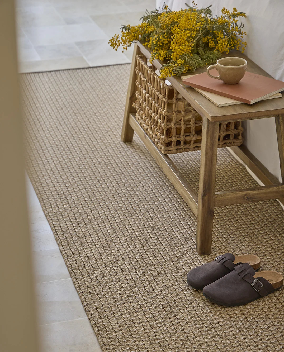 Alfombra rectangular de interior y exterior Marina