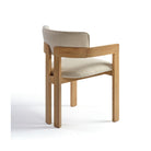 Sillón tapizado de roble claro Valverde