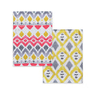 Set 2 Paños de Cocina Ikats 70x50 cm - pino_y_jacaranda