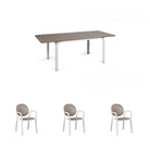 Set de comedor Alloro con sillones Palma Nardi