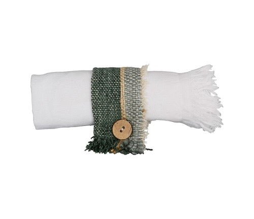 Set de 10 Servilleteros Botón - pino_y_jacaranda