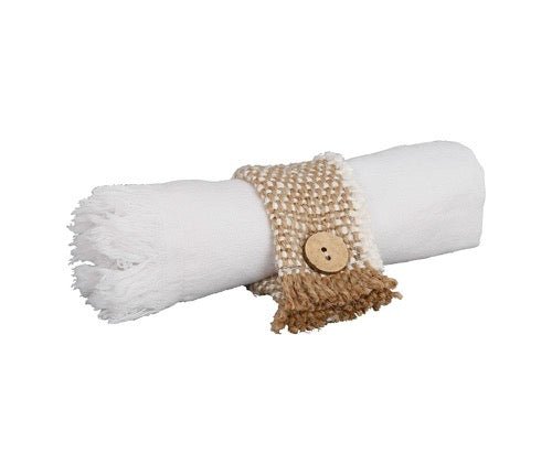 Set de 10 Servilleteros Botón - pino_y_jacaranda