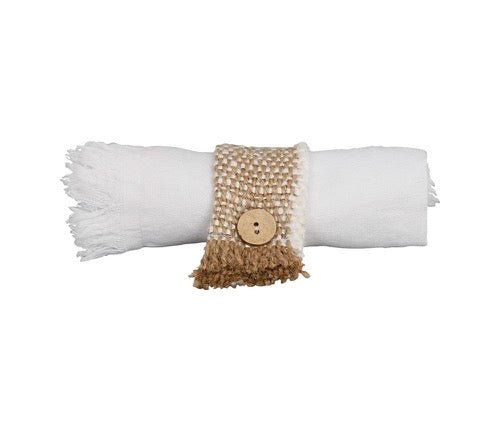 Set de 10 Servilleteros Botón - pino_y_jacaranda