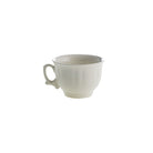 Set de 12 Tazas de Desayuno con Platillos La Cartuja Colección Ochavada Blanca - #pino_y_jacaranda#