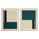 Set de 2 cuadros de lienzo Bisceglie