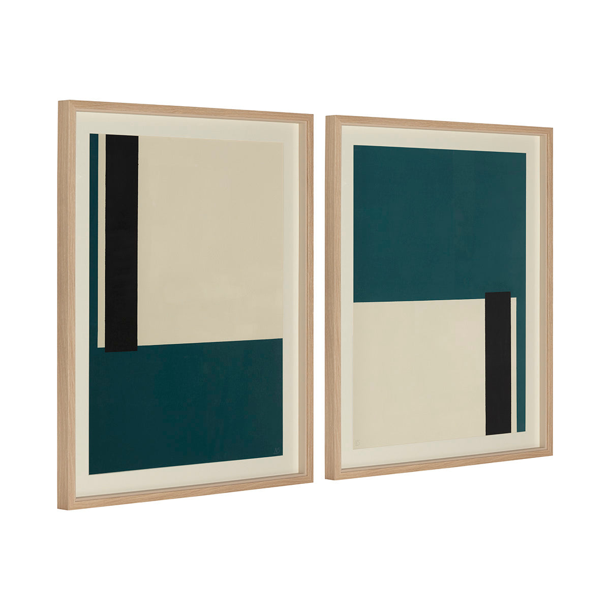 Set de 2 cuadros de lienzo Bisceglie