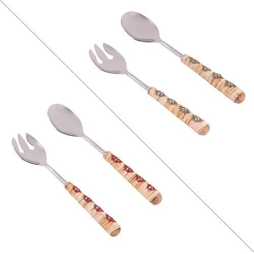 Set de 2 Cubiertos para Ensalada Natura - pino_y_jacaranda