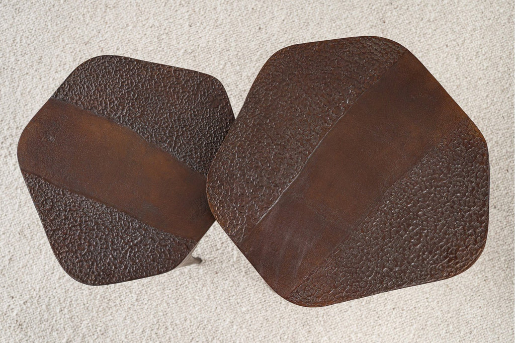 Set de 2 Mesas Auxiliares Anin - pino_y_jacaranda