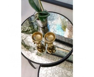 Set de 2 Mesas Auxiliares Dodoma - #pino_y_jacaranda#