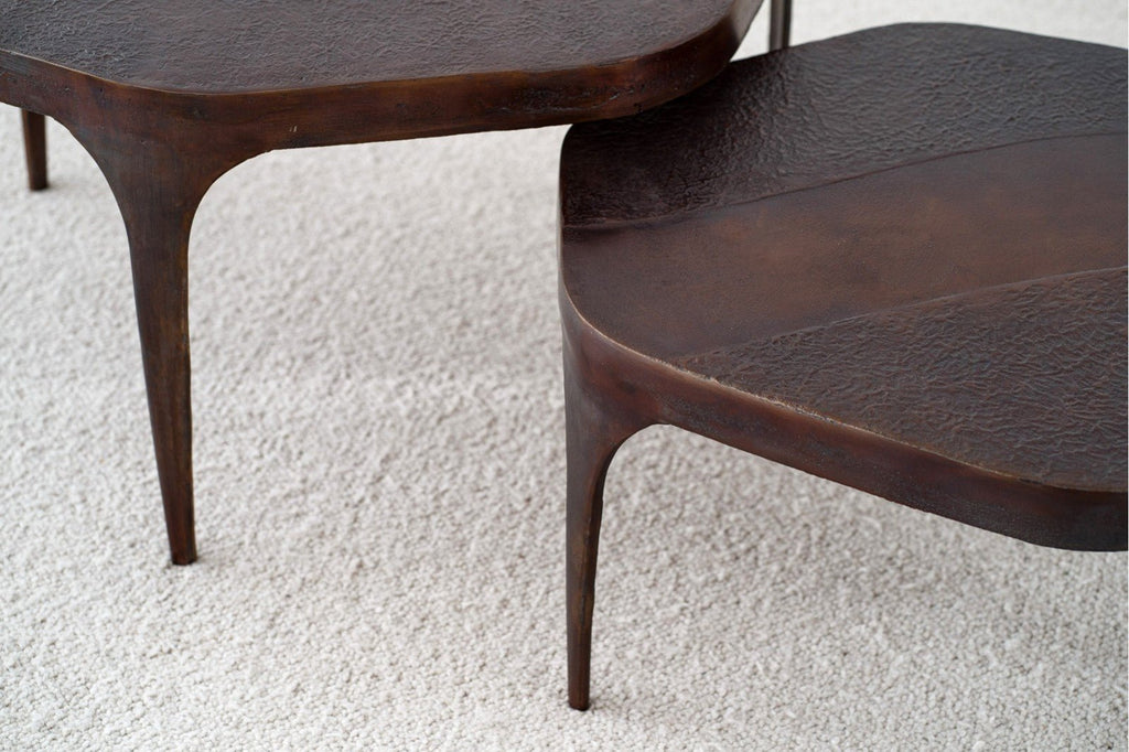 Set de 2 Mesas Auxiliares Inan - pino_y_jacaranda