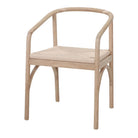 Set de 2 sillas con brazos de roble Denebola