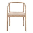 Set de 2 sillas con brazos de roble Denebola