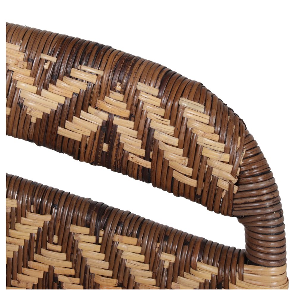 Set de 2 sillas de bambú y ratán Alix