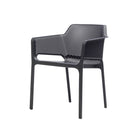 Set de 2 sillas de exterior apilable con brazos Melisa