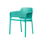 Set de 2 sillas de exterior apilable con brazos Melisa