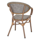 Set de 2 sillas de exterior con brazos de textilene Kochab