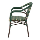 Set de 2 sillas de exterior con brazos Guido