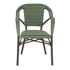 Set de 2 sillas de exterior con brazos Guido