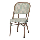 Set de 2 sillas de exterior de aluminio Juliana