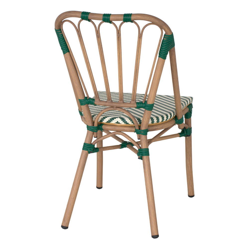Set de 2 sillas de exterior de aluminio Murilo