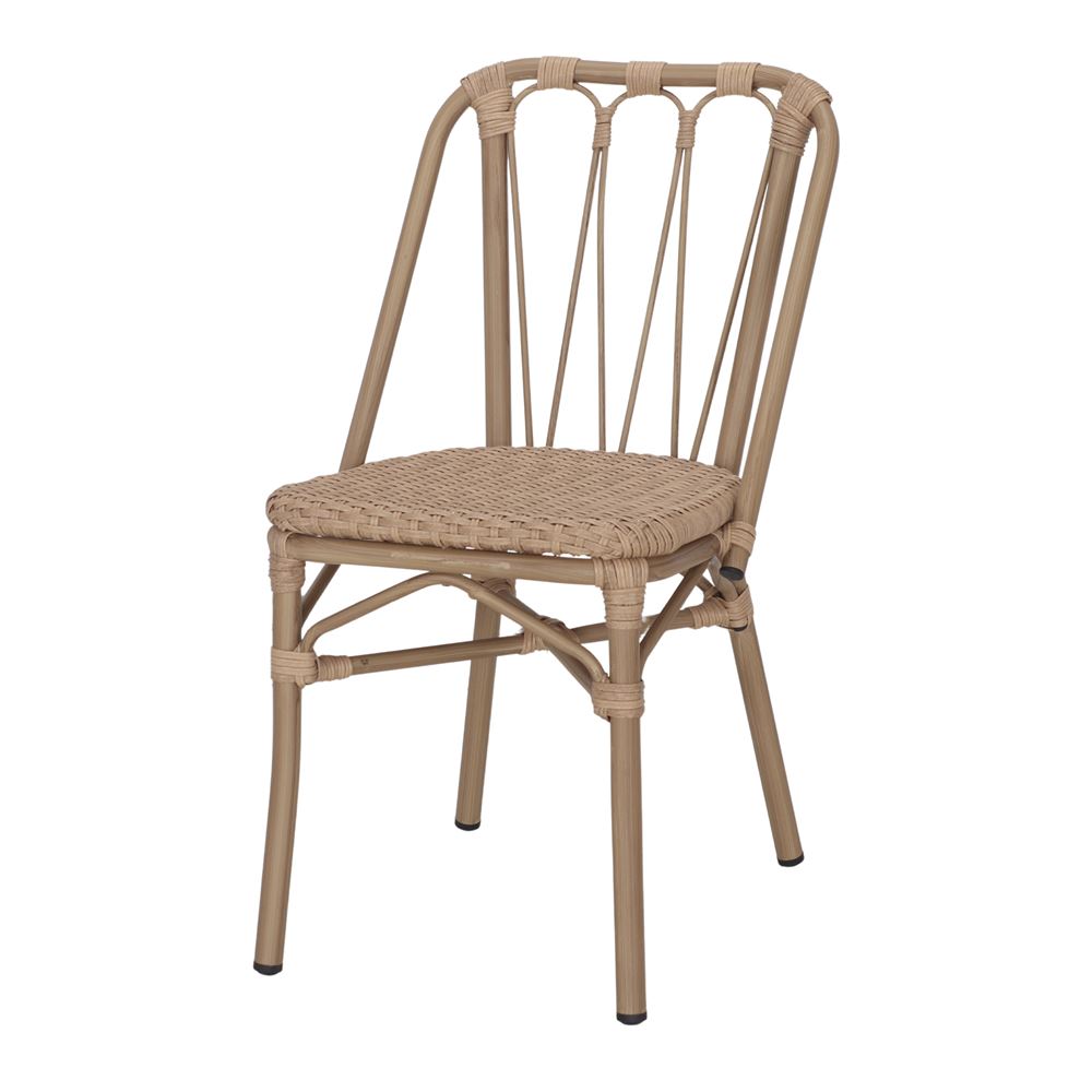 Set de 2 sillas de exterior de aluminio Nedda
