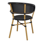 Set de 2 sillas de exterior de aluminio y textilene Thuban