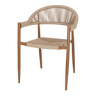 Set de 2 sillas de exterior de cuerda Achird