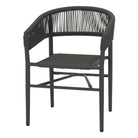Set de 2 sillas de exterior de cuerda y aluminio Hadar