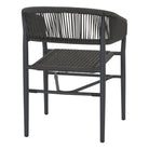 Set de 2 sillas de exterior de cuerda y aluminio Hadar