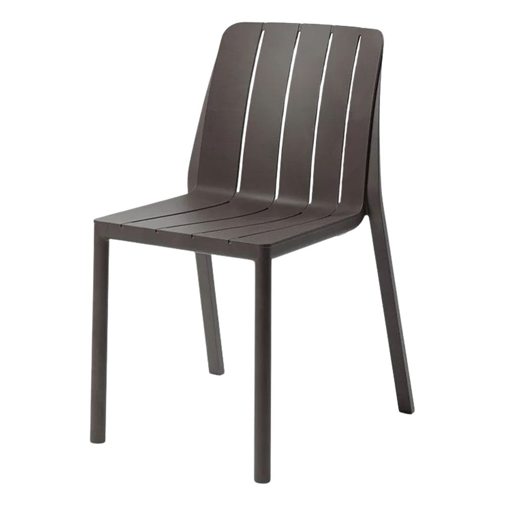 Set de 2 sillas de exterior de polipropileno Esteban
