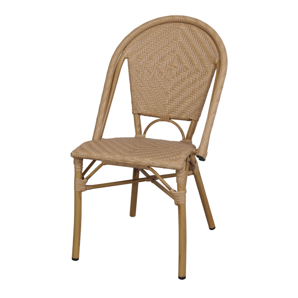 Set de 2 sillas de exterior de ratán sintético Amador