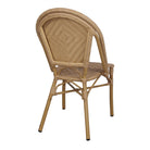 Set de 2 sillas de exterior de ratán sintético Amador
