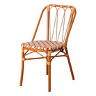 Set de 2 sillas de exterior de ratán sintético Lilia