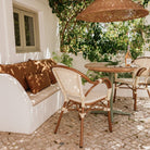 Set de 2 sillas de exterior de textilene Genaro