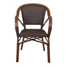 Set de 2 sillas de exterior de textilene Genaro