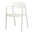 Set de 2 sillas de exterior de una pieza Pierina