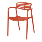 Set de 2 sillas de exterior de una pieza Pierina