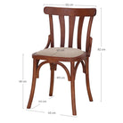 Set de 2 sillas de madera bistró Alonso