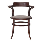 Set de 2 sillas de madera con brazos Tania