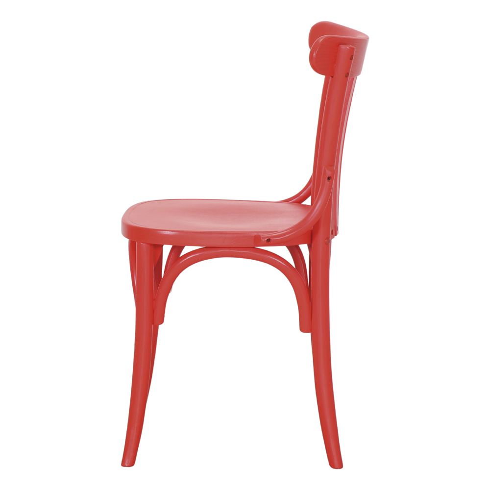 Set de 2 sillas de madera curvada Greta
