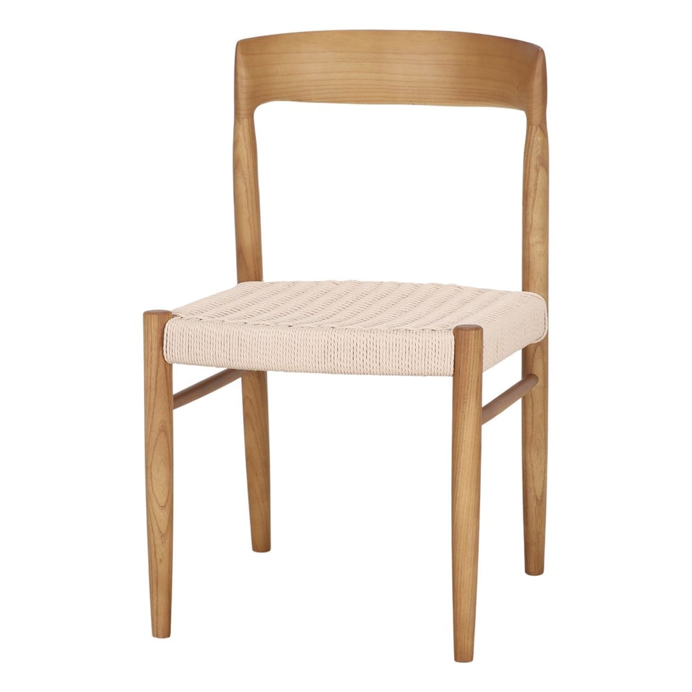 Set de 2 sillas de madera de olmo Aida