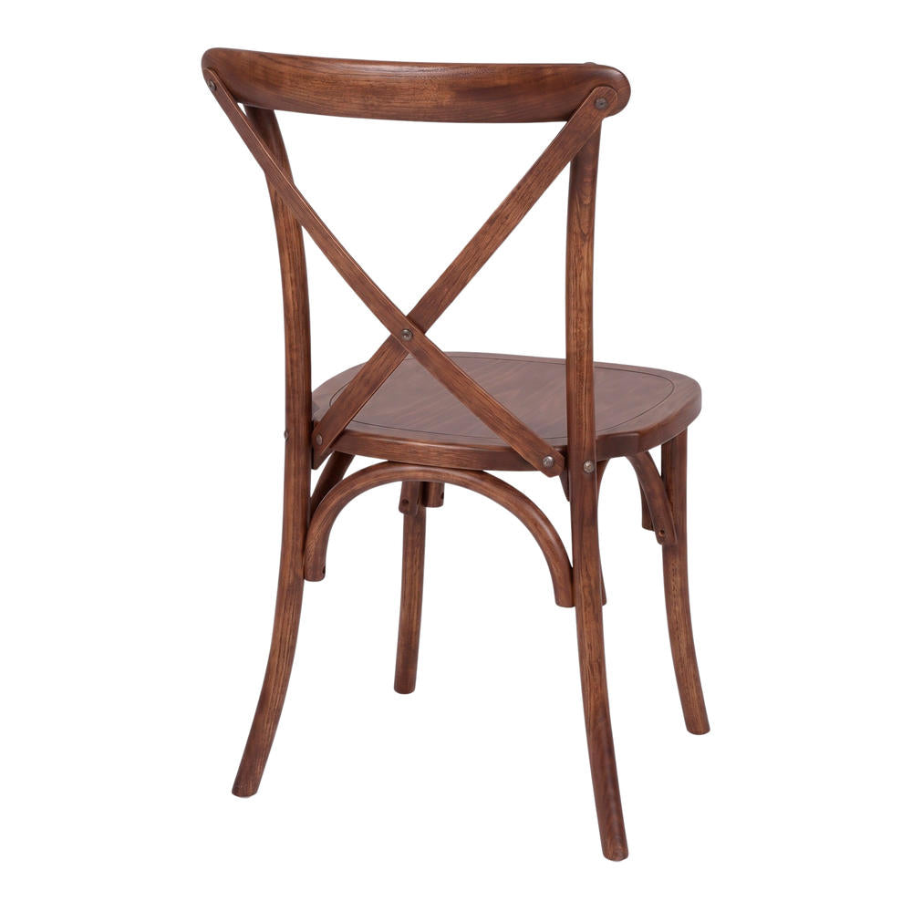 Set de 2 sillas de madera de olmo Armida