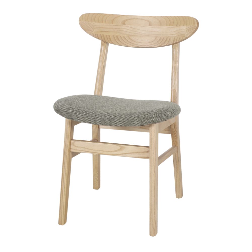 Set de 2 sillas de madera de olmo Martin